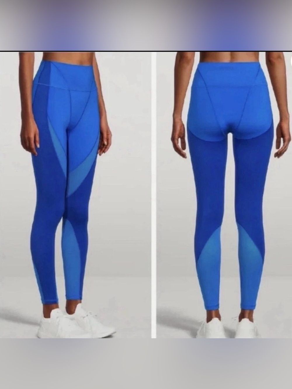 Adidas x Ivy Park Women  Medium Leggings High Waisted Royal Blue Athleisure Yoga